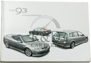 32000706, Saab, 9-3, Instruction, Booklet, Dutch, 9-3ss, My07