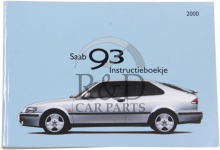 417428, Saab, 9-3, Instruction, Manual, 9-3v1, M2000, Used