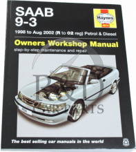4614, Saab, 9-3, Haynes, Owners, Manual, Petrol, &, Diesel, 1998-august, 2002