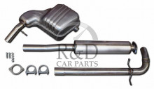 8684279, 9492907, VOK60001, VOK60001P, Volvo, S60, Exhaust, System, Catback, Stainless, Excl., Mounting, Kit, Turbo