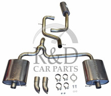 36000950, 36010052, VOK23150S, Volvo, V70, Complete, Stainless, Exhaust, System, Catback, 2.5t