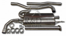 31432491, 31452053, 31478412, 31478419, VOK90016S, Volvo, S90, V90, Stainless, Steel, Sport, Exhaust, System, From, Downpipe, S90/v90, T6, Awd