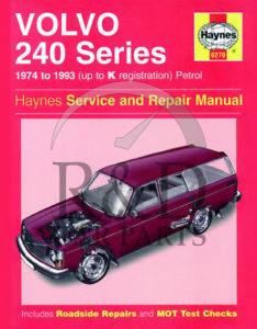 0270, Volvo, 240, Haynes, Owners, Manual, 1974-1993
