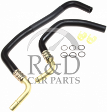 3531348, 3545662, 9186847, 9186849, Volvo, 850, C70, S70, V70, XC70, Heater, Hoses, Kit, With, Seals, And, Clamps, 850/v70/s70/c70/xc70