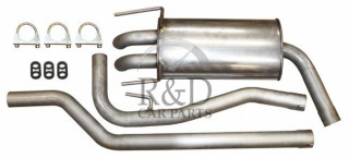 12765683, 12803032, 32016562, 32019388, SAP18570, Saab, 9-3, End, Silencer, With, Middle, Pipe, Z19dt/dth