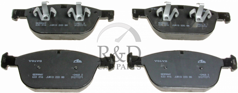 Front Disc Brake Pad With 328mm Discs Ate 607272 for Volvo XC60 XC90