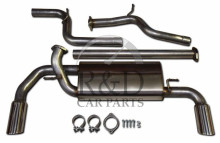 31405104, 31405861, VOK40014S, Volvo, V40, Exhaust, System, Stainless, Steel, Catback, T5, 2wd, R-design