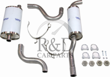 VOK94002, Volvo, 740, 940, Exhaust, System, Catback, Stainless