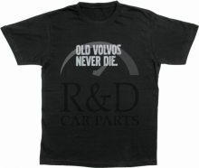 Volvo, All, T-shirt, "old, Volvos, Never, Die", Size, M