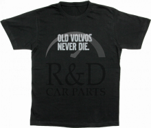 Volvo, All, T-shirt, "old, Volvos, Never, Die", Size, Xl