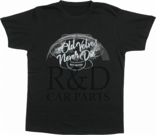 Volvo, All, T-shirt, "old, Volvos, Never, Die, -, They, Just, Get, Faster", Size, M, Black