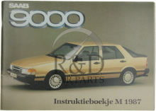 400242, Saab, 9000, Instruction, Booklet, M1987