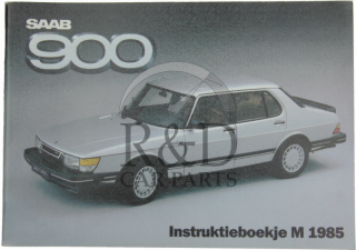 328161, Saab, 900, Instruction, Booklet, M1985