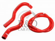460585, 463524, 942700, Volvo, 240, Heater, Hoses, Complement, Silicone, Red