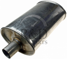 1357071, 31372166, Volvo, 740, 760, 940, Front, Silencer, Petrol, Without, Turbo, 740/760/940