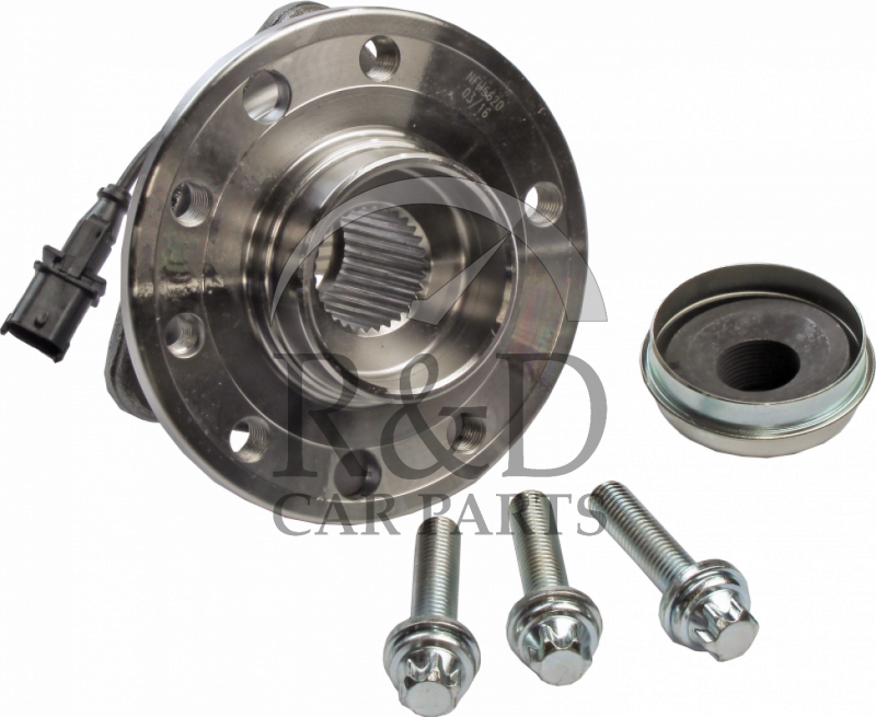 5 Lug Rear Wheel Hub & Bearing Assembly 5058185 For 99-08 Saab 9-5 w/ABS 