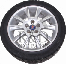 32026149, 400130985, 5062831, Saab, 9-3, 9-5, Alloy, Wheelset, 17, Inch, 10-spoke, With, Tires, Alu, 39, Used