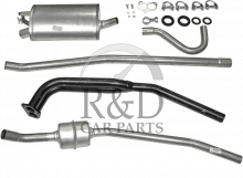 291130, 663456, 663753, 672196, Volvo, 120, Exhaust, System, With, Double, Tube, Downpipe, B18/b20, Amazon