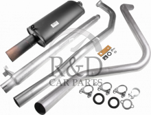 291120, 663456, 663753, 663795, VO30501, Volvo, 120, Complete, Exhaust, System, B18, Single, Tube, Front, Pipe, Amazon, 120/130