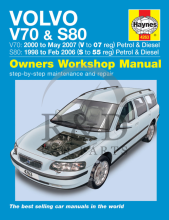 4263, Volvo, S80, V70, Haynes, Owners, Manual, 2000-2007, En, 98-06