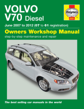 5557, Volvo, V70, Haynes, Owners, Manual, Diesel, From, June, 2007, -2012