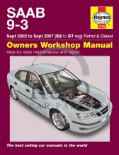 4749, Saab, 9-3, Haynes, Owners, Manual, Petrol, &, Diesel, In, 2003-2007