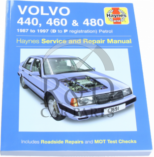 1691, Volvo, 440, 460, 480, Haynes, Owners, Manual, And