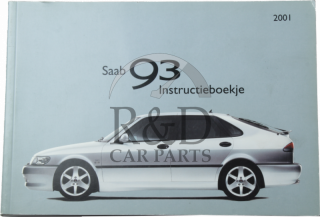 418798, Saab, 9-3, Instruction, Manual, 9-3v1, M2001, Used