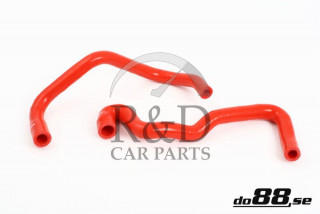 55560463, 9186875, 9187816, 9188806, Saab, 9-3, 9-5, Crankcase, Vent, Hoses, Silicone, Red, 98-03, &, T7, 99-03