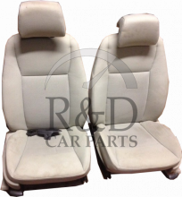 Saab, 9-5, Front, Seats, Beige, Fabric, 9-3ss, Used